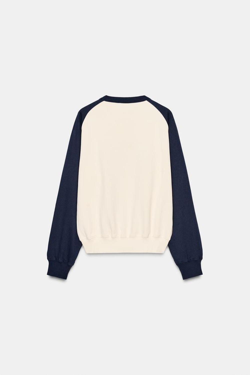 ZARA ТОЛСТОВКА В СТИЛЕ ПРЕППИ, МОРСКОЙ СИНИЙ