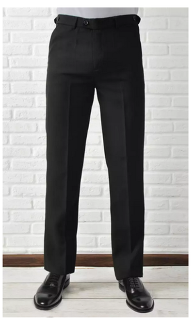 Брюки "Классика", черные, школьные 11 лет, р.158/40 (ВАЙТ КОТТОН)