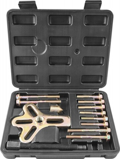 AHBPS13 Съемник многофункциональный с болтовыми захватами в наборе, диапазон захватов 30-120 мм, 13 предметов