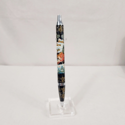 Ручка "Сказочная тройка" с ручной росписью Палех