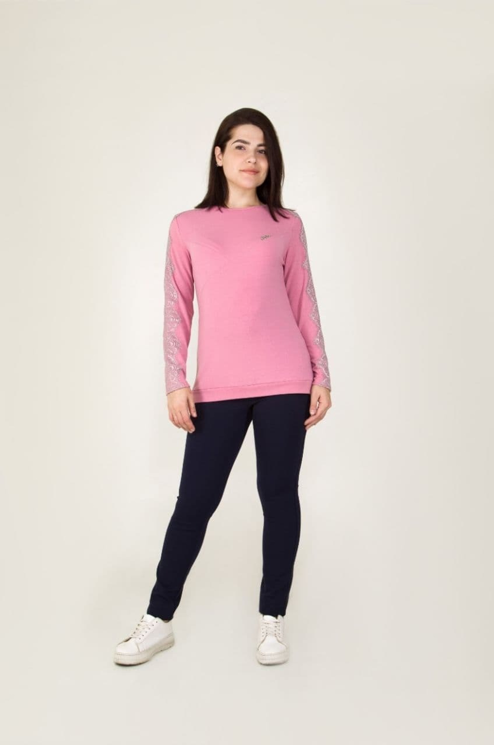 Туника для беременных розовый цвет, размер 54