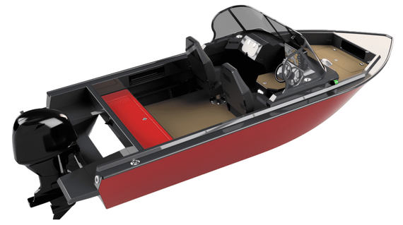 Катер-лодка алюминиевая БЕРКУТ M-Fisher