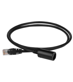Удлинитель патч-корда UTP кат.5E, розетка RJ45 - вилка RJ-45, 2.0 м, черный
