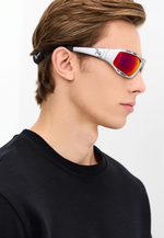 Спортивные очки 720armour Stingray / Matte Silver / Red PCPL Lens