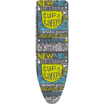 Чехол для гладильной доски с антипригарным поролоном, 129х54 см, в асс, Nika