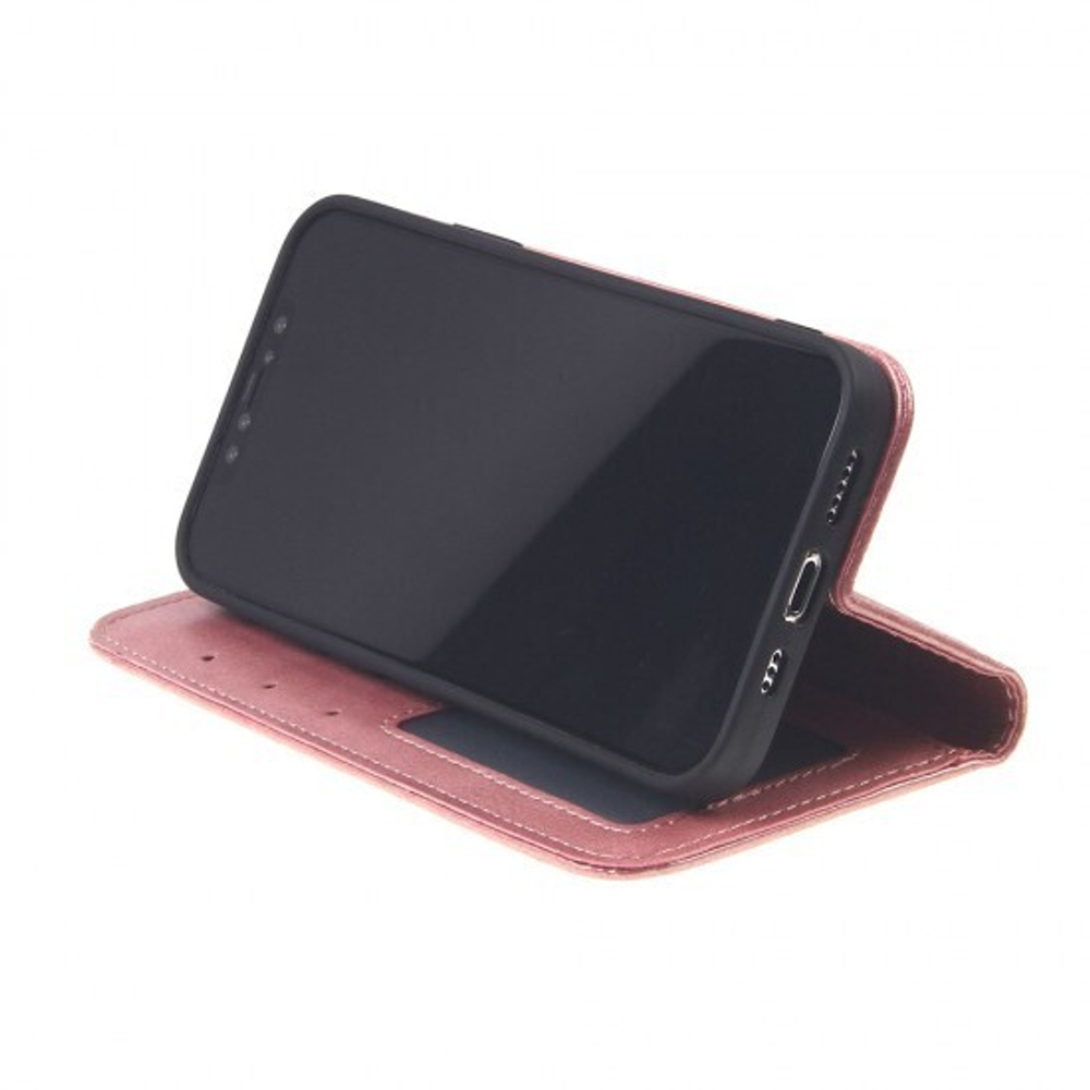 Чехол-книжка для iPhone 12 Pro Max, 012557 Розовое золото