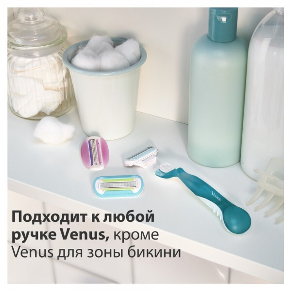 Сменные кассеты для бритья Gillette Venus Smooth, 4 шт
