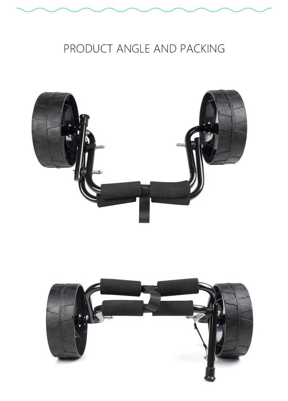 Тележка складная SeaFlo для каяка (до 68 кг)