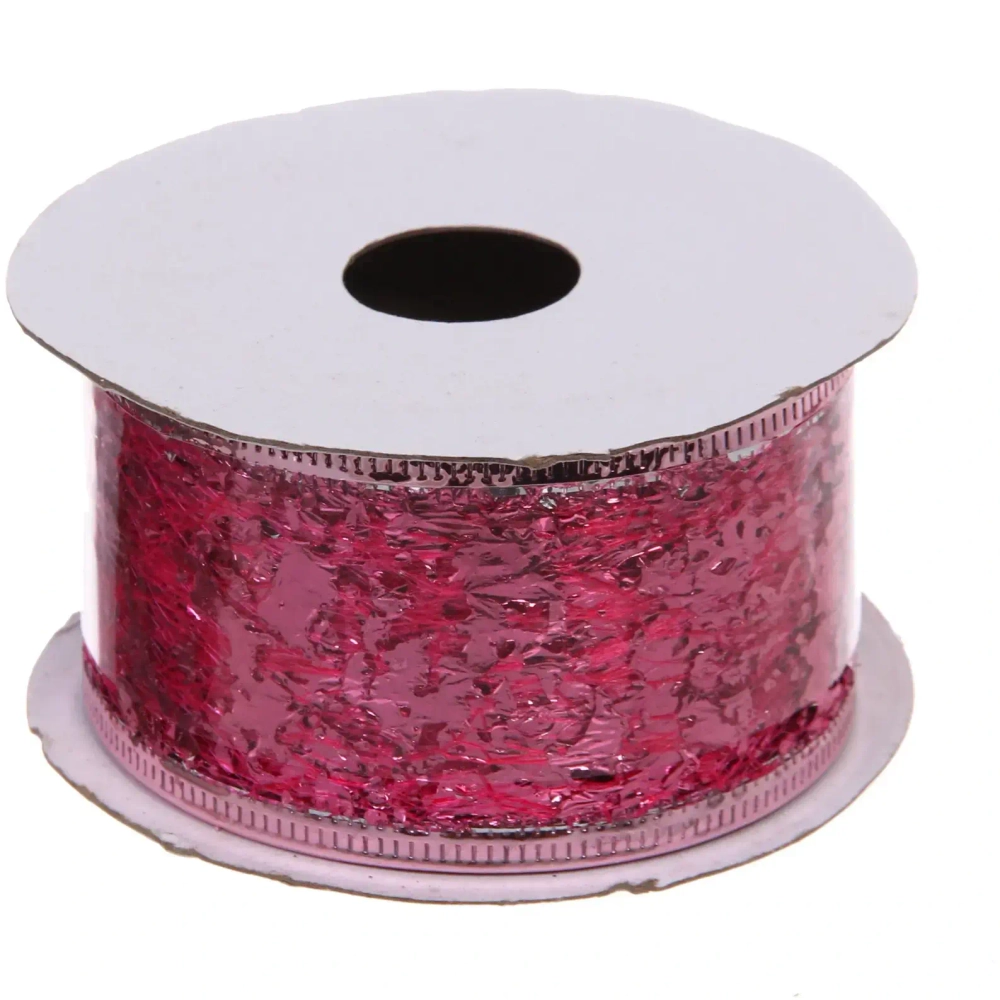 Лента для декорирования «Изящная» 4 см, 2,7 м, Розовый (микс дизайнов)