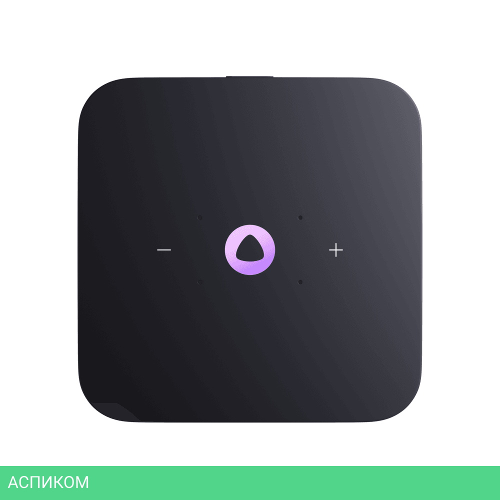 Умная колонка Яндекс Станция Миди черный (YNDX-00054BLK)