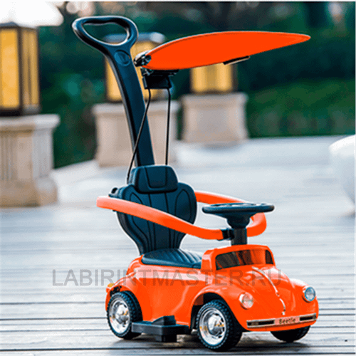 Детский толокар/каталка "Volkswagen Beetle"  JQ618,оранжевый