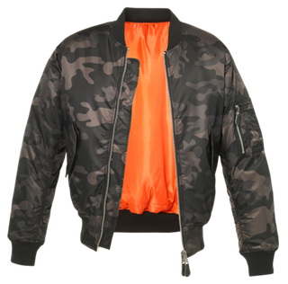 Brandit MA1 CAMO JACKET darkcamo