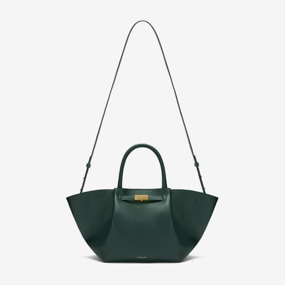 Сумка DeMellier The Midi New York Forest Green Small Grain