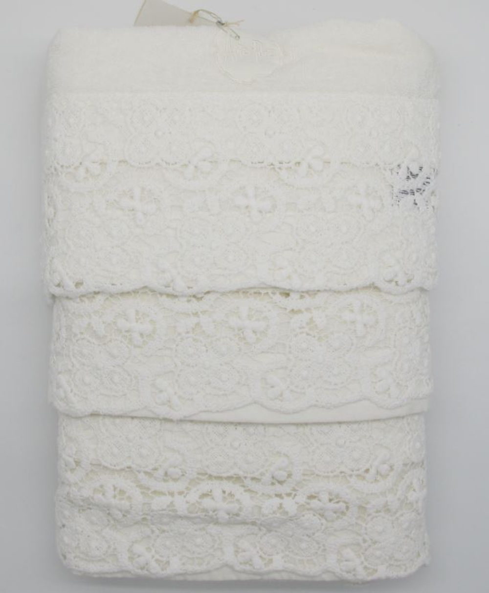 Набор полотенец 3 шт Arte Pura 4.880.PU 900 ваниль