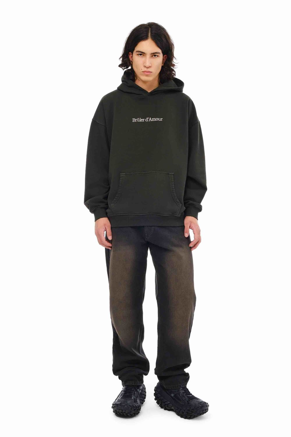 Купить Худи Bruler d'Amour Emotion хаки Худи Bruler d'Amour Emotion хаки