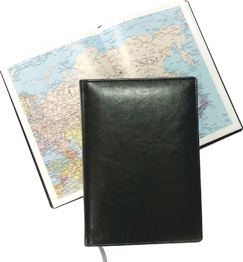 Ежедневник Lediberg Nebraska белый блок Зелёный