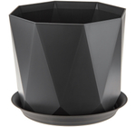 Кашпо ПРИЗМА D220мм 4,7л с поддоном М3139
