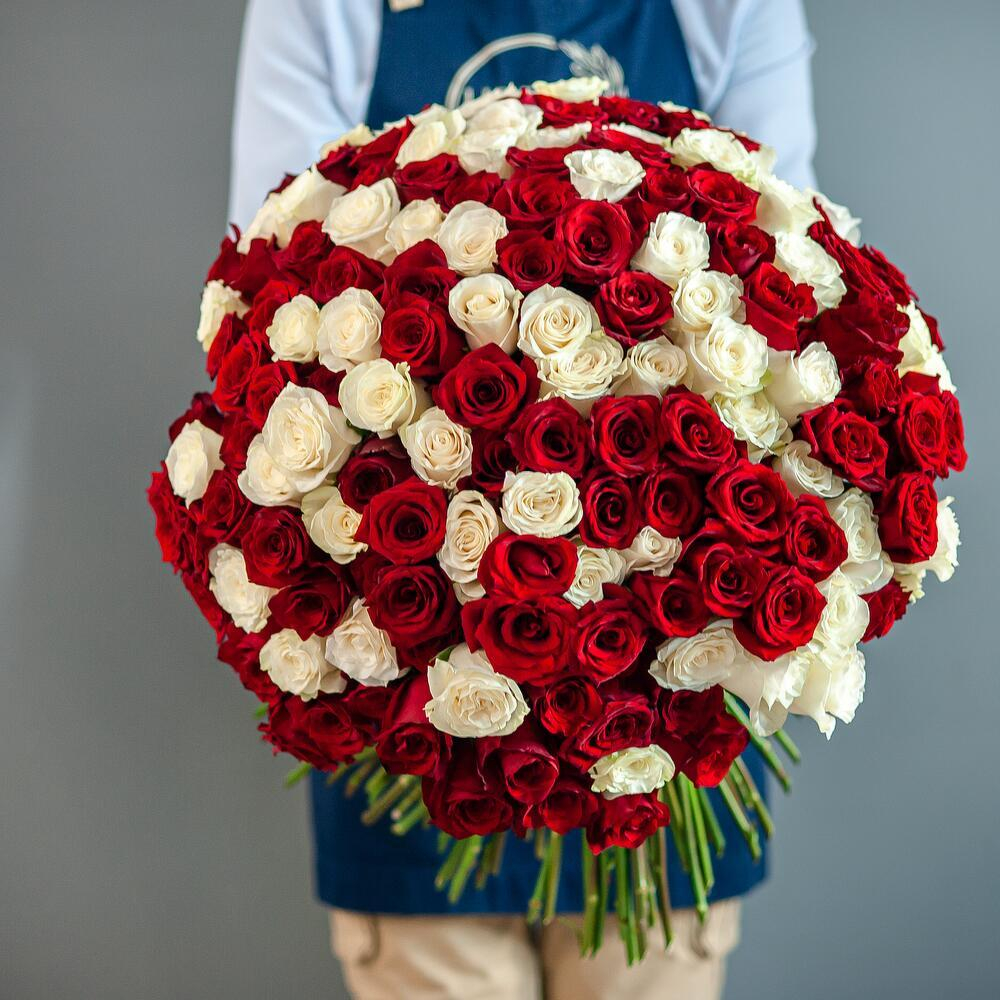 Букет из 151 красной розы Premium