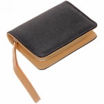 Кошелек женский «Egoistka», 3 кармана, цвет черный, коричневый, красный и пудровый, 13*9*3см