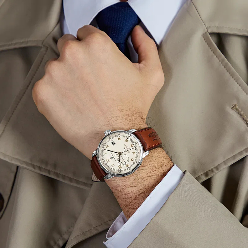 ZEPPELIN Automatic Mechanical Movement Men"s Watches Watch Mother of Pearl Color Watch Dial