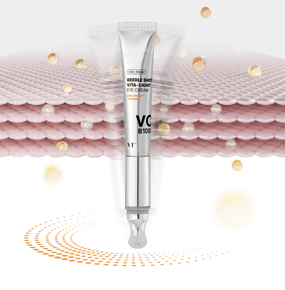 VT Cosmetics Reedle Shot Vita-light Eye Cream массажный крем для век с витамином С и микроиглами