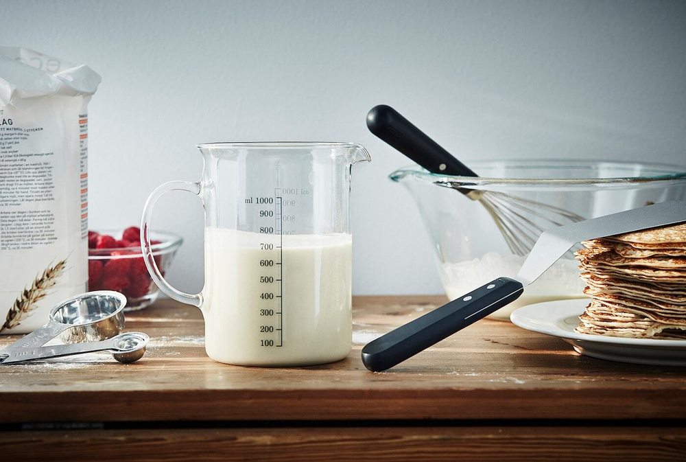 Мерный кувшин IKEA VARDAGEN (ВАРДАГЕН), Стекло, 1 л