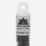Японский бисер TOHO Round 6/0 (№49), непрозрачный глянцевый