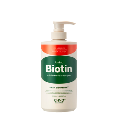Шампунь для волос с аминокислотами и биотином CKD Amino Biotin All-Powerful Shampoo 750 мл