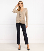 Хлопковый кардиган TORY BURCH - бежевый(85334)