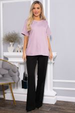 Блуза Лореаль (пудро-лиловая) Б14605-47М LT Collection