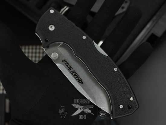 Складной нож Cold Steel 62RQ 4 Max Scout c клинком из стали AUS-10A, рукоять Grivory (Griv-Ex)