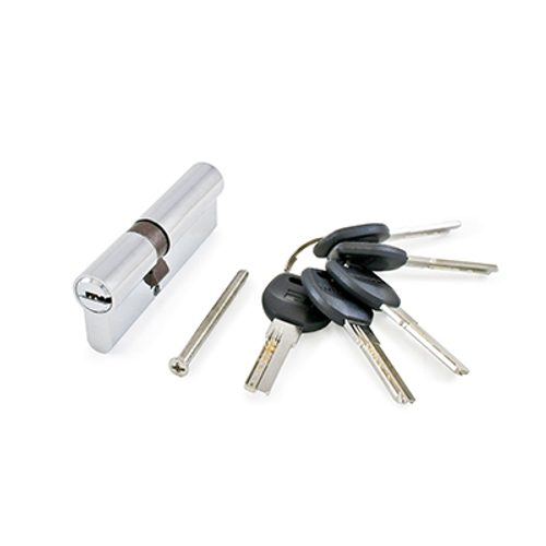 Механизм цилиндровый АЛЛЮР HD F   90-5K СР хром/перф.кл/кл.  (30*10*50) /7803