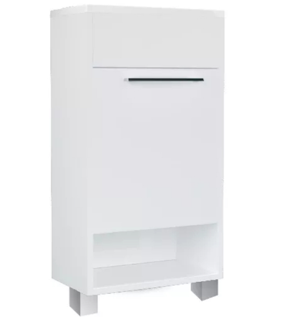 Тумба с раковиной Lira 40Н 1д. Белый глянец R