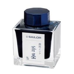 Чернила для перьевых ручек пигментные Sailor Souboku сине-черные 50 мл (13-2002-244)