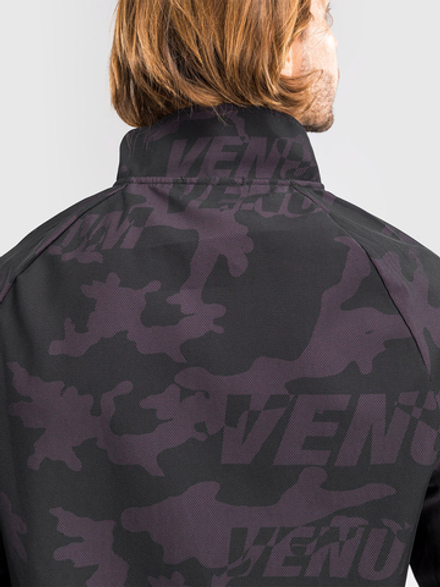 Худи Venum Trooper Black/Deep Purple