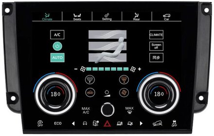 Сенсорная панель климата для Land Rover Discovery Sport 2017-2019 - Carmedia ZF-2005 с 10" экраном LCD/ЖК без отверстия под CD