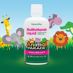 NaturesPlus, Animal Parade®, жидкий мультивитаминный комплекс, со вкусом тропических ягод, 887,1 мл (30 жидк. унций)