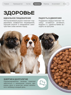 Корм для собак мелких пород SF Cardio Guard, (дилатационная кардиомиопатия), 6 кг, QUATTRO