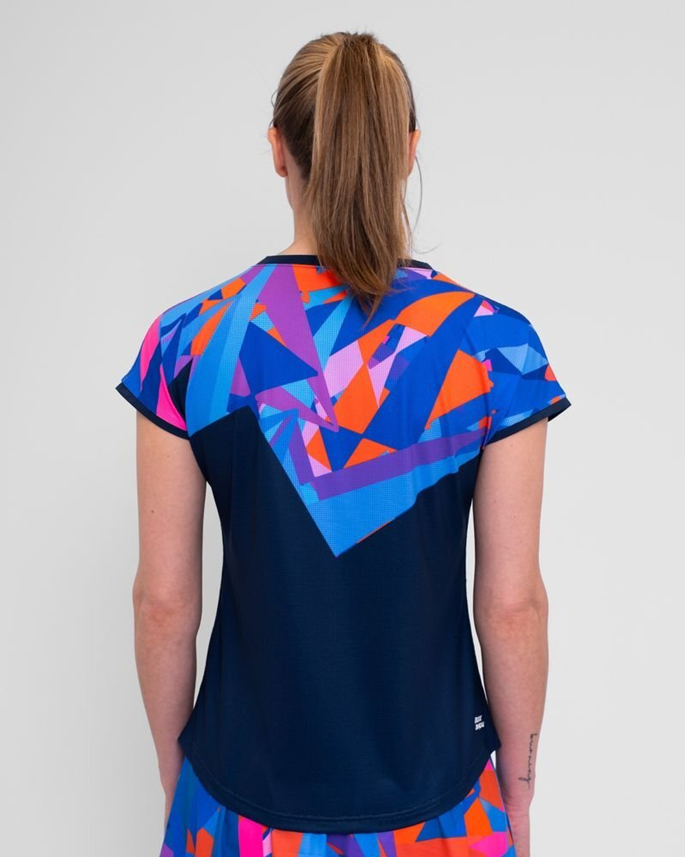 ОДЕЖДА ДЛЯ ТЕННИСА Женская, Футболка BIDI BADU SPIKE CAPSLEEVE .