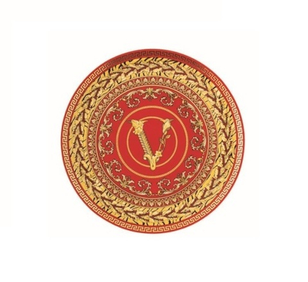 Versace Тарелка Virtus Holiday 17 см Rossa