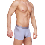 Трусы-боксеры из ажурного рибана (Размер: M) (Цвет: фиолетовый)