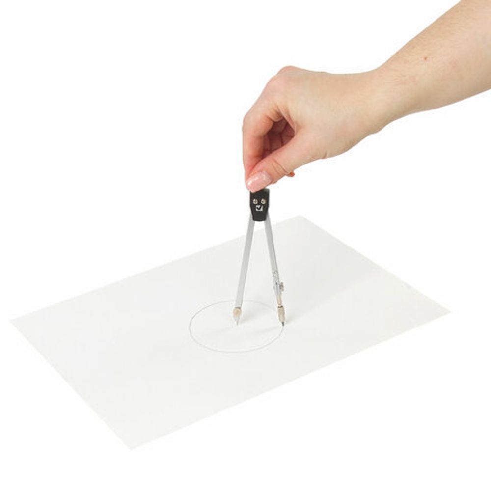 Готовальня BRAUBERG "Architect", 2 предмета: циркуль 140 мм со сгибаемой ножкой, точилка, пенал с подвесом, 210322