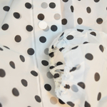 Дождевик EVA с капюшоном на кнопках, горох