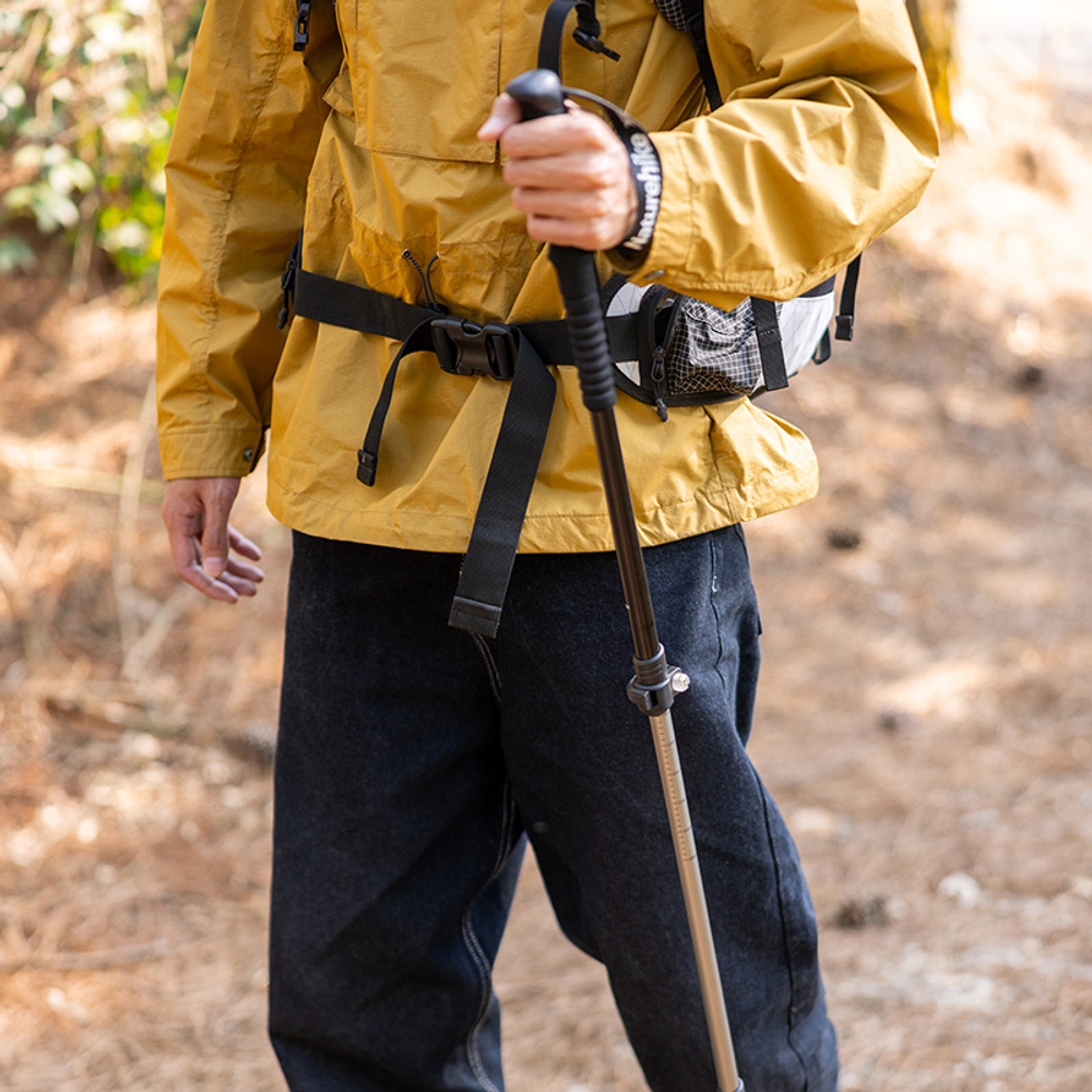 Трекинговая палка Naturehike Qing xue base из трех секций, 57-120 см, алюминиевый сплав, хаки (NH17D