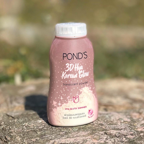 Рассыпчатая, лёгкая, матирующая пудра для лица, 3D-сияние с гиалуроновой кислотой 3D Hya Korean Glow Translucent powder Pond's