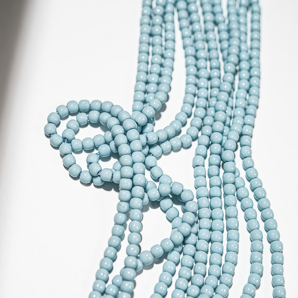 Шпинель синтетическая "Иранская бирюза", 3,2мм, шар