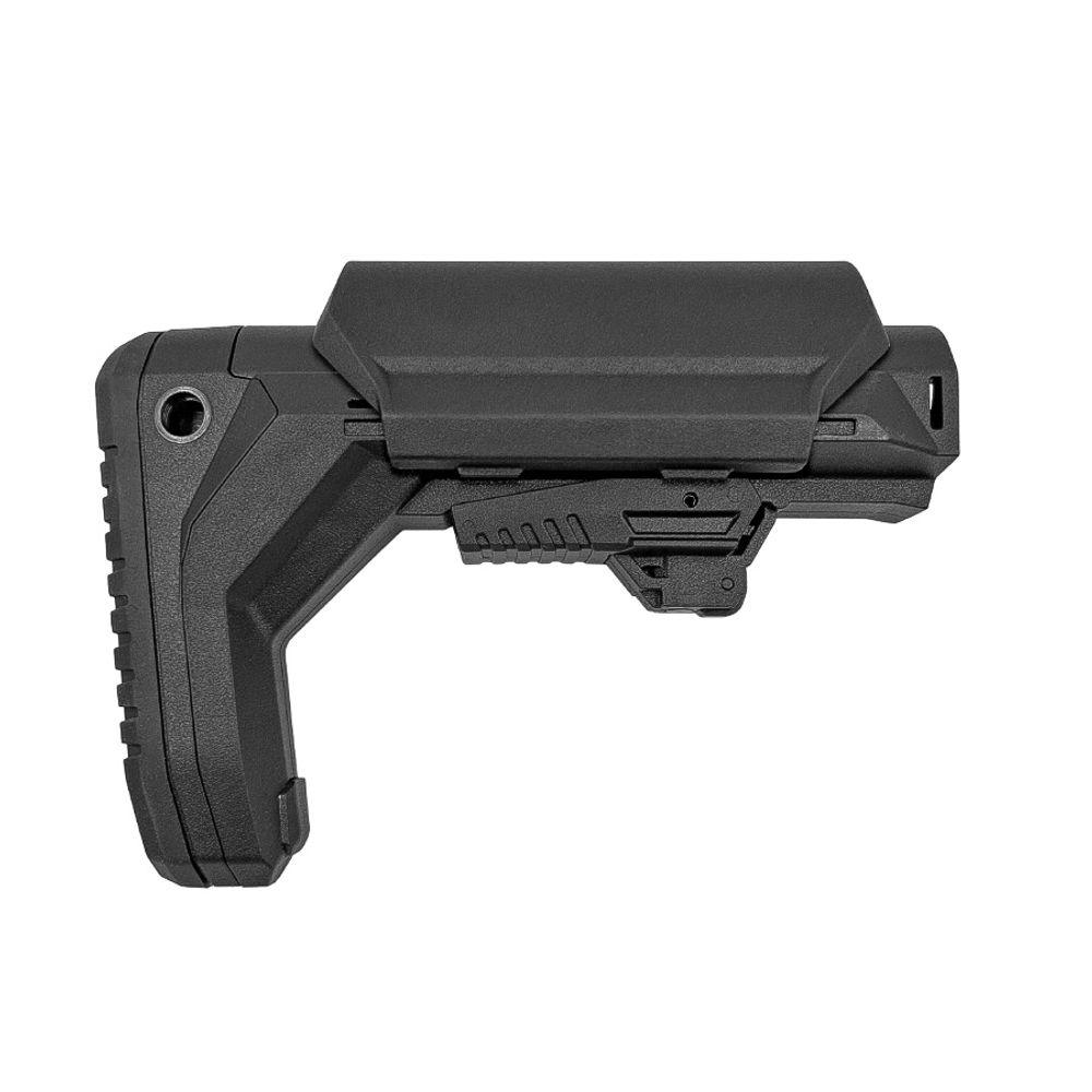 Приклад Вега телескопический с подщечником, под трубы Mill-spec и Com-spec, антилюфт, К.Арма/ K.Arma