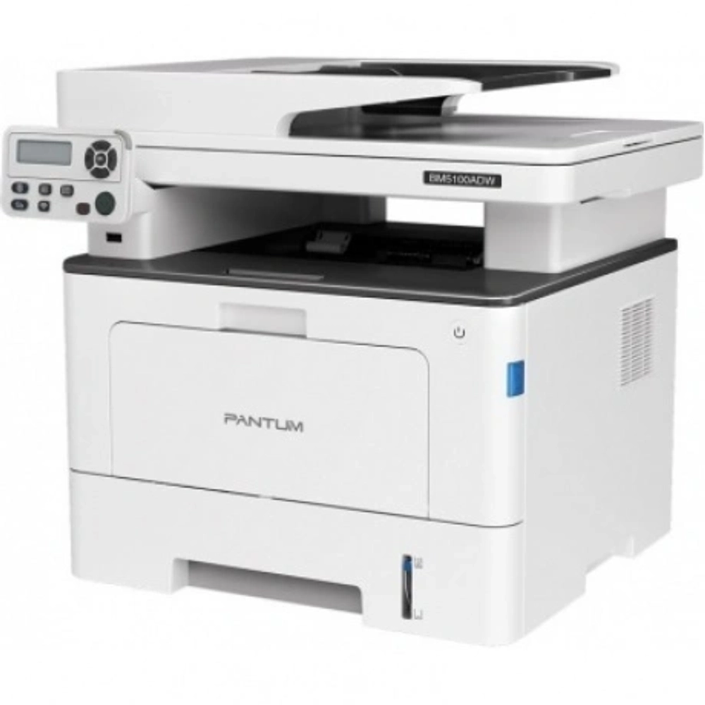 МФУ Pantum BM5100ADW (A4, лазерное, 1200dpi, 40стр / мин, 512Mb, ADF50, Duplex, сеть, WiFi)