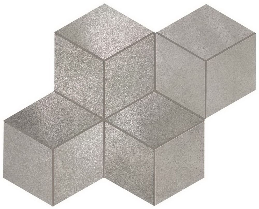 Мозаика ATLAS CONCORDE BLAZE Aluminium Mosaico Esagono Lapp