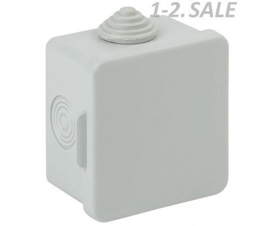 Коробка распаячная ОП КОР 65х65х50мм с гермовводами 4 вх. IP54 дуб Эра Б0043228